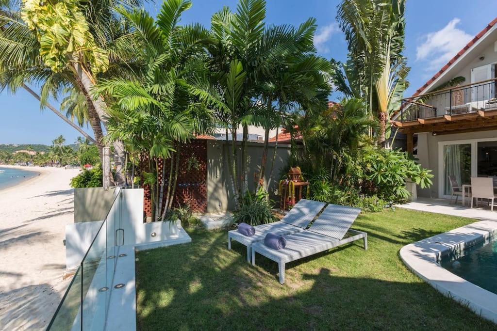 Beachfront Villa Charmant With Private Pool Koh Samui Luaran gambar