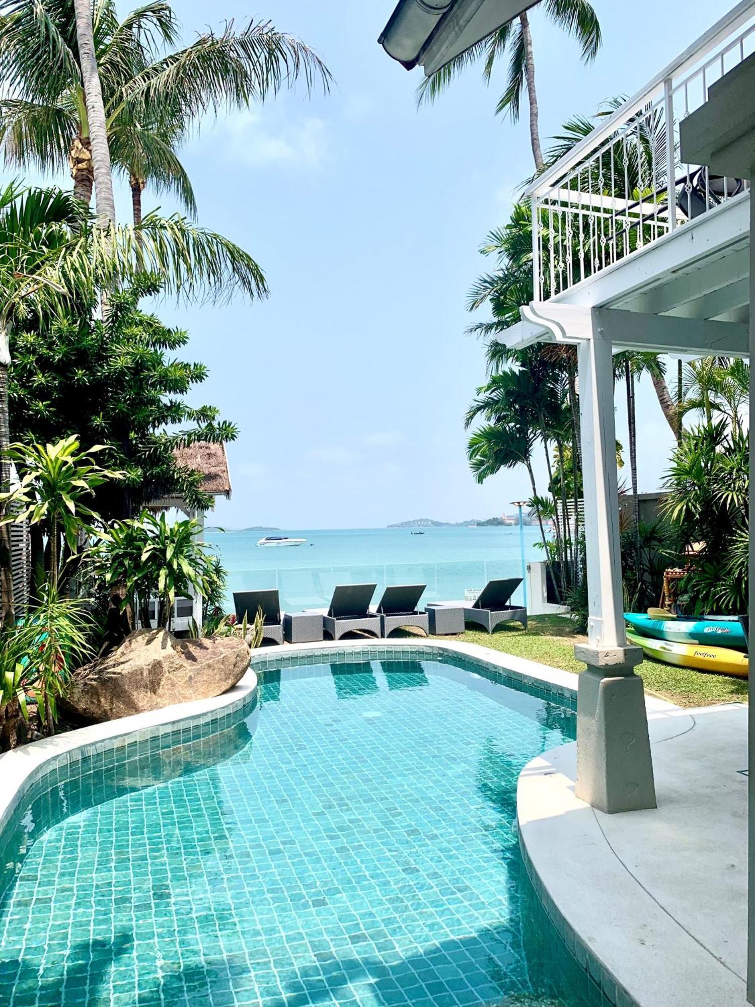 Beachfront Villa Charmant With Private Pool Koh Samui Luaran gambar