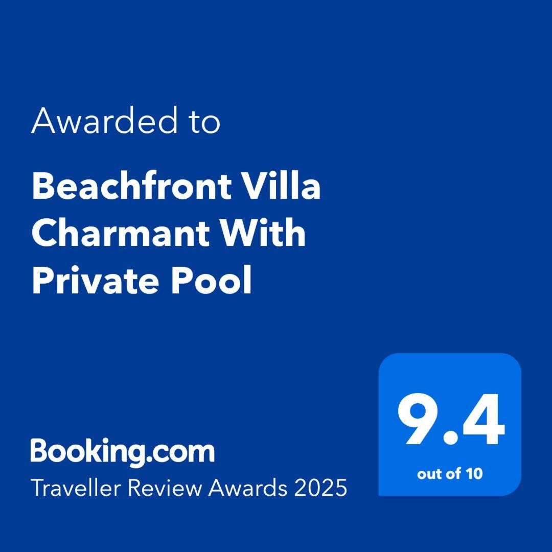 Beachfront Villa Charmant With Private Pool Koh Samui Luaran gambar